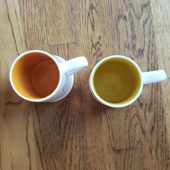 New! Rae Dunn Set Of Two Beer Steins Cerveza And Viva La Fiesta - Picture 3 of 6